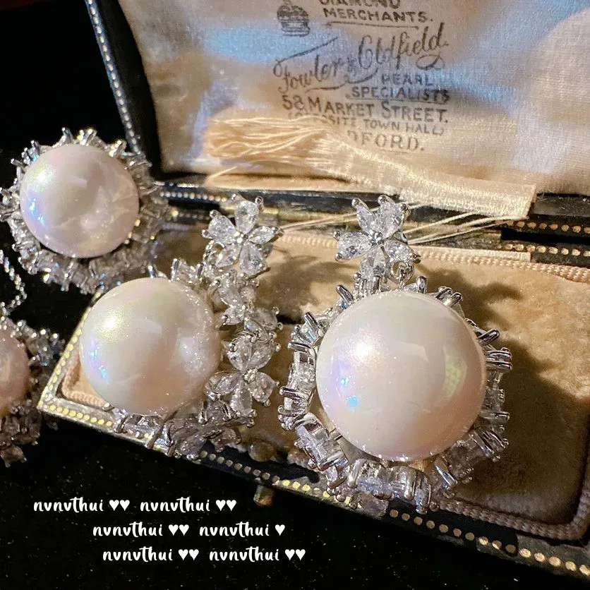 Exquisites Barockperlen Schmuckset Silber Für Hochzeit Und Braut_voghion.com