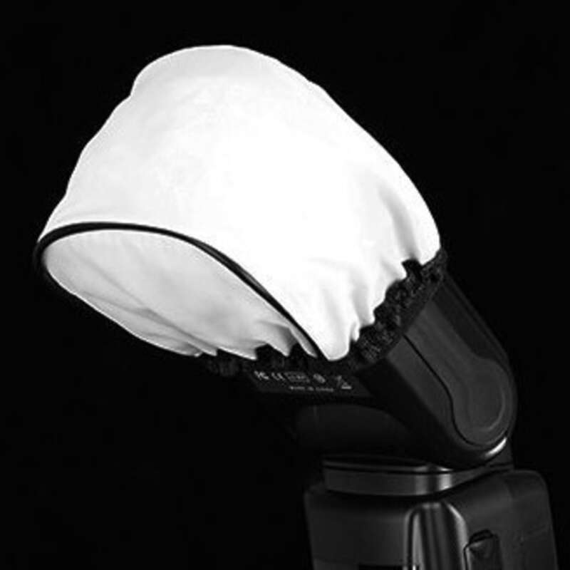 Stande Flash Zubehör Sphärische Halbkugel Quadratische Abdeckung Kreisförmige Weiche Licht Tuch Tragbare Universal Kamera_voghion.com
