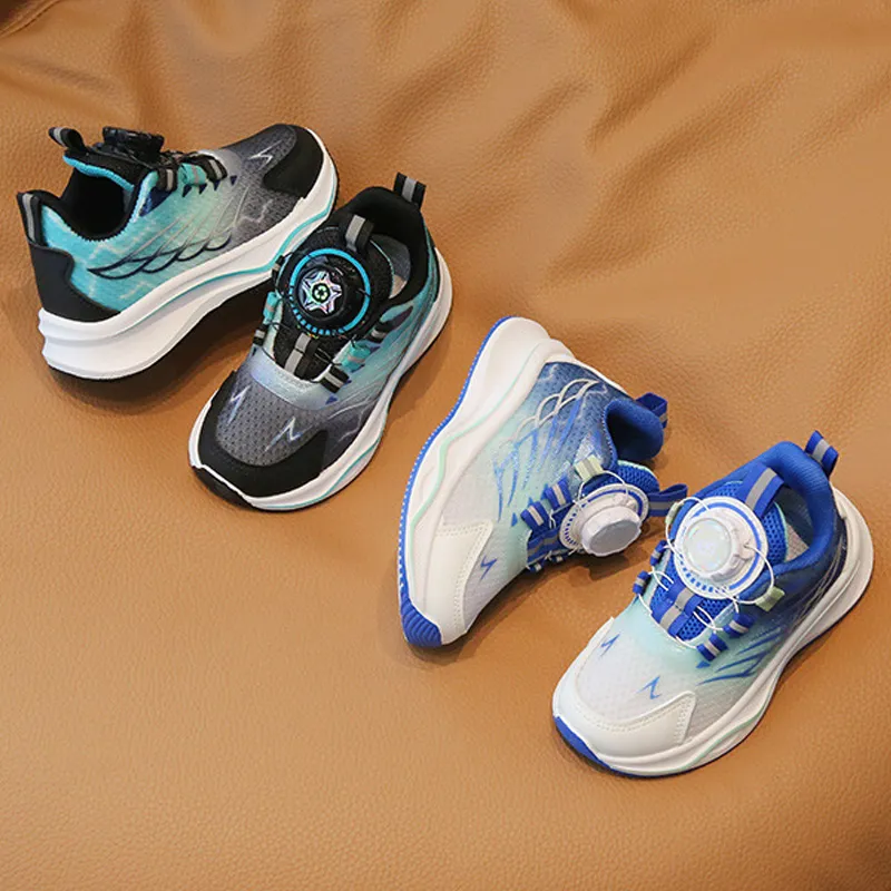 Kleinkind Sport Frühjahr Neue Junge Basketball Rotierenden Schnalle Kinder Littlesprouts Mode Mädchen Licht Lauf Trainer Schuhe_voghion.com