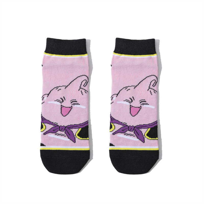 2025d Unisex Spring Autumn Summer Cartoon Anime Cotton Comic Boat Personality Animation Short Tube Socks_voghion.com