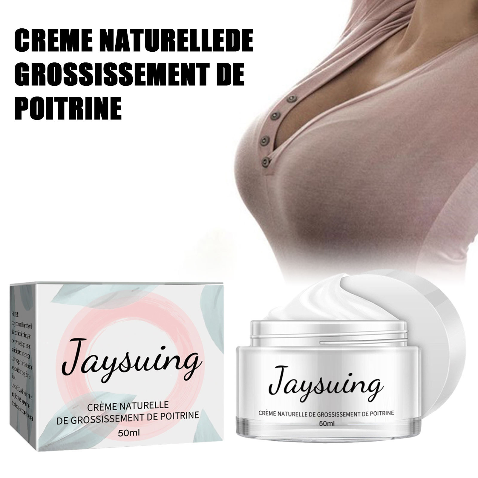 Jaysuing Breast Cream Moisturizes, tightens, firm, plump, anti sagging, lifting, massage, and care  the breasts_voghion.com