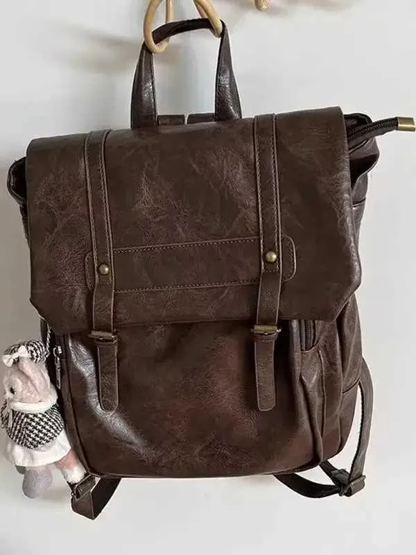 Zaino con patta stile giapponese per donna e studentesse_voghion.com