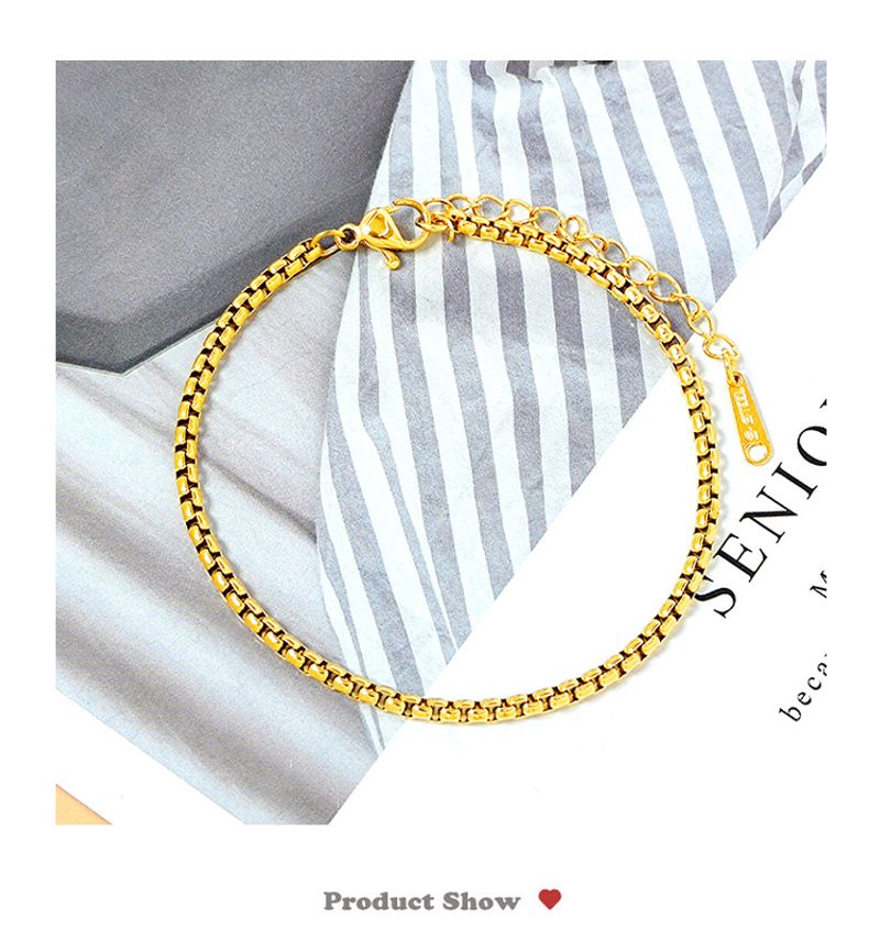 Korejska različica minimalistične temperamentne zapestnice iz titana in jekla s kačjo kostjo in ženskim zlatim parom, niša_voghion.com