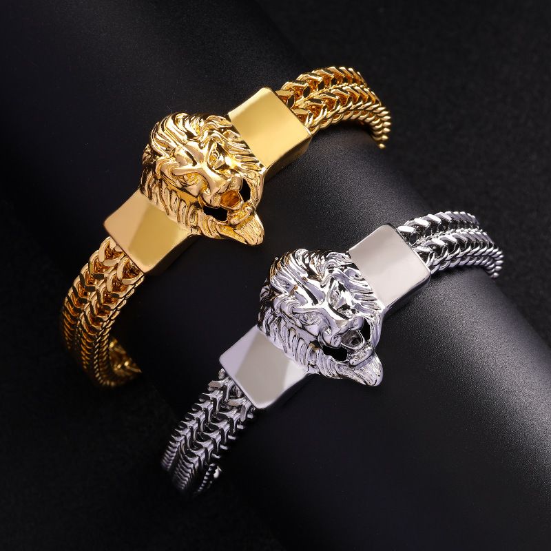 Herren Hip Hop Armband 4*8mm Edelstahl Kette Schmuck_voghion.com