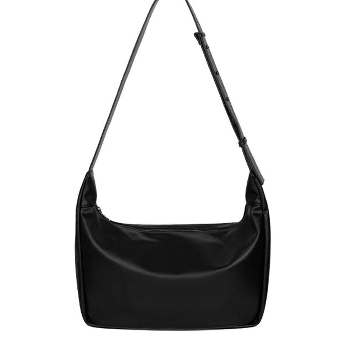 Corea del Sur Color sólido 2024 nuevo bolso de viaje para el aula de un hombro de gran capacidad de cara suave, bolso cruzado único_voghion.com