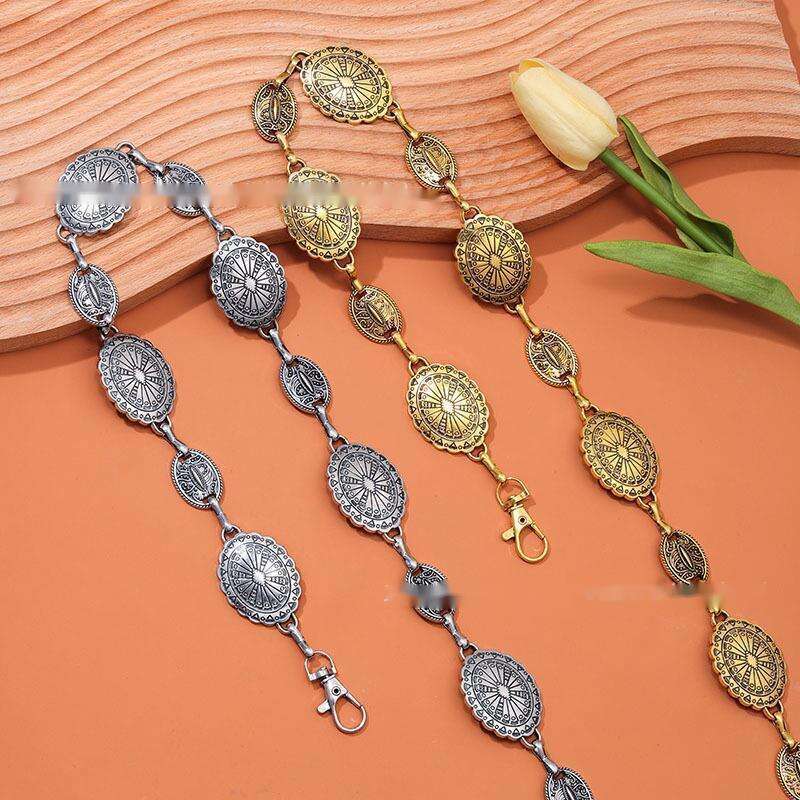Fashionable Women's Belt, High-end Metal Waist Chain, West Asia Versatile Ethnic Dress, Decorative Dress_voghion.com