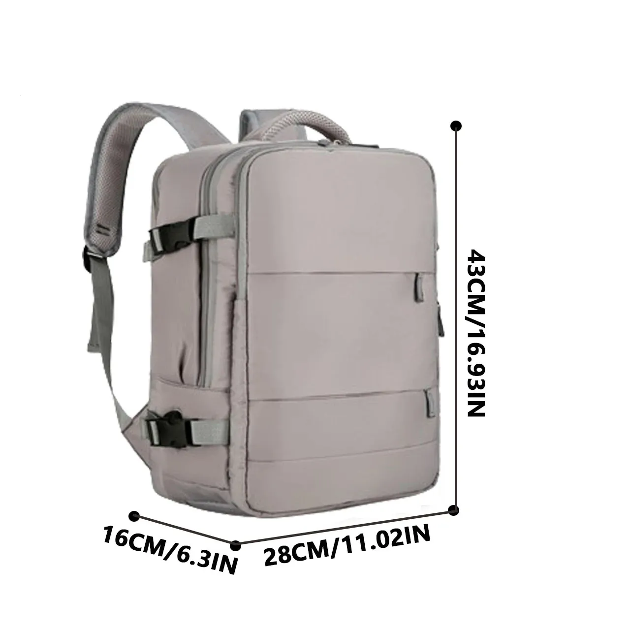16,93-Zoll-Reiserucksack aus wasserdichtem Outdoor-Sport, Freizeittasche für Schüler und Studenten 241028_voghion.com