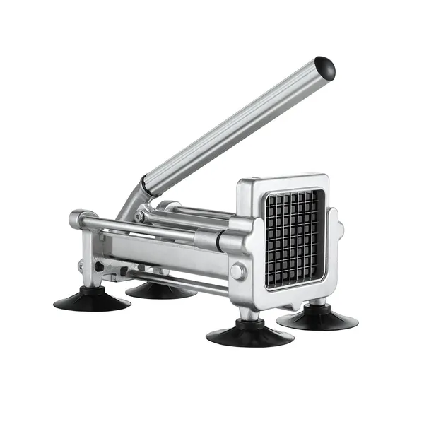 French Fry Cutter With Dual Stainless Steel Blades 1/2 Inch And 3/8 Inch Manual Potato Slicer With Suction Base For Fries Veggies Carrots Cucumber_voghion.com