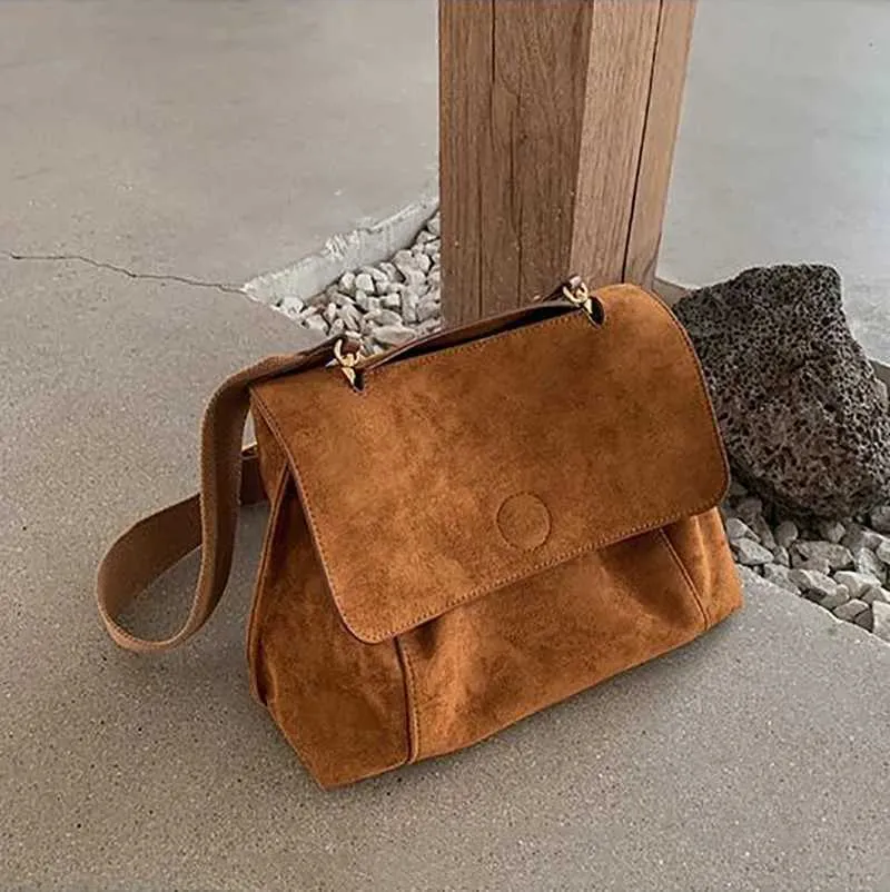 Winter Mode Schulter Taschen Für Frauen Retro Pu Leder Klappe Umhängetasche Dame Messenger Handtasche Kupplung PurseC241021_voghion.com