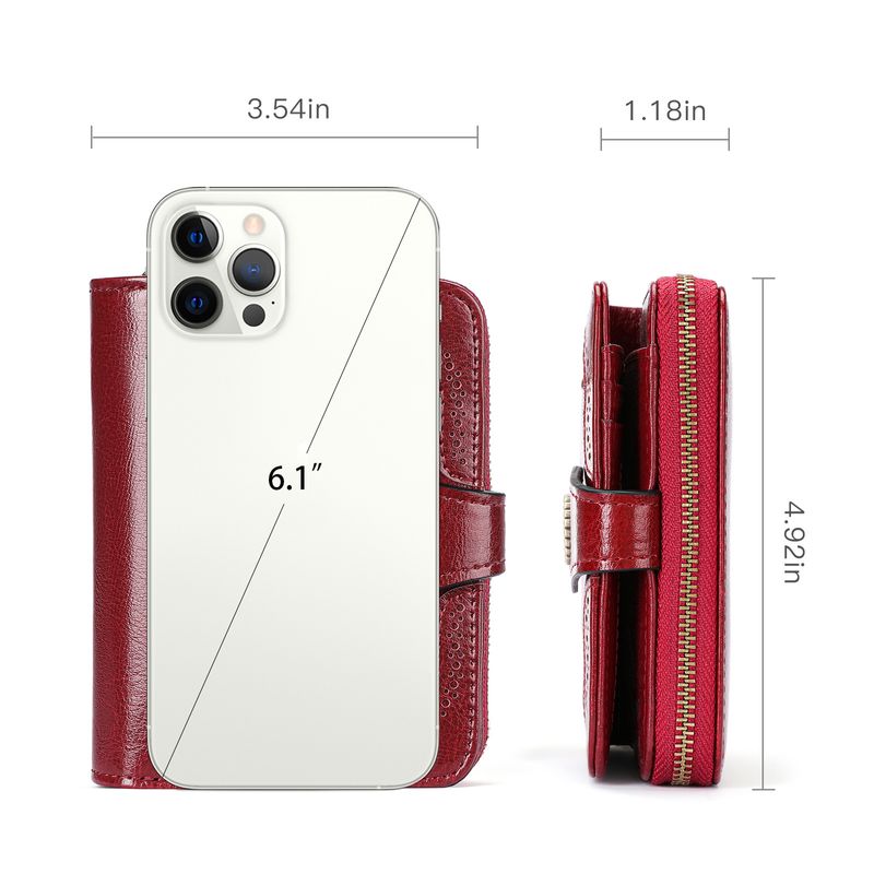 Echtes leder kurze brieftasche zwei falten frauen zipper vintage öl wachs rindsleder_voghion.com