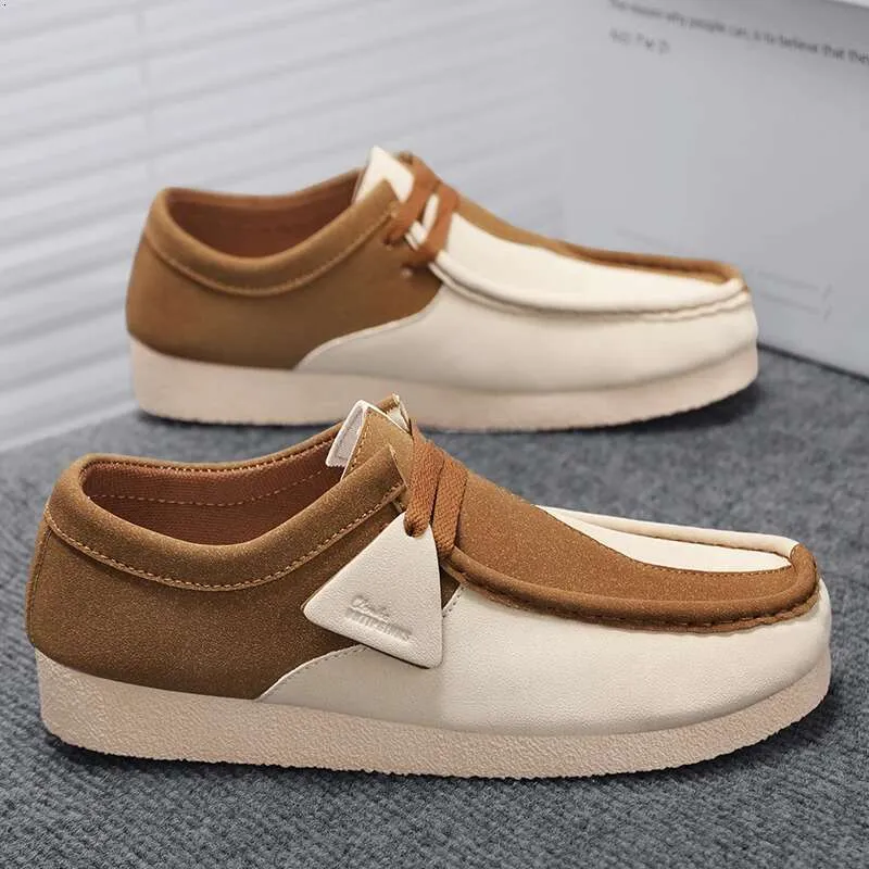 Scarpe casual da uomo in scamosciato comode slip-on da camminata_voghion.com