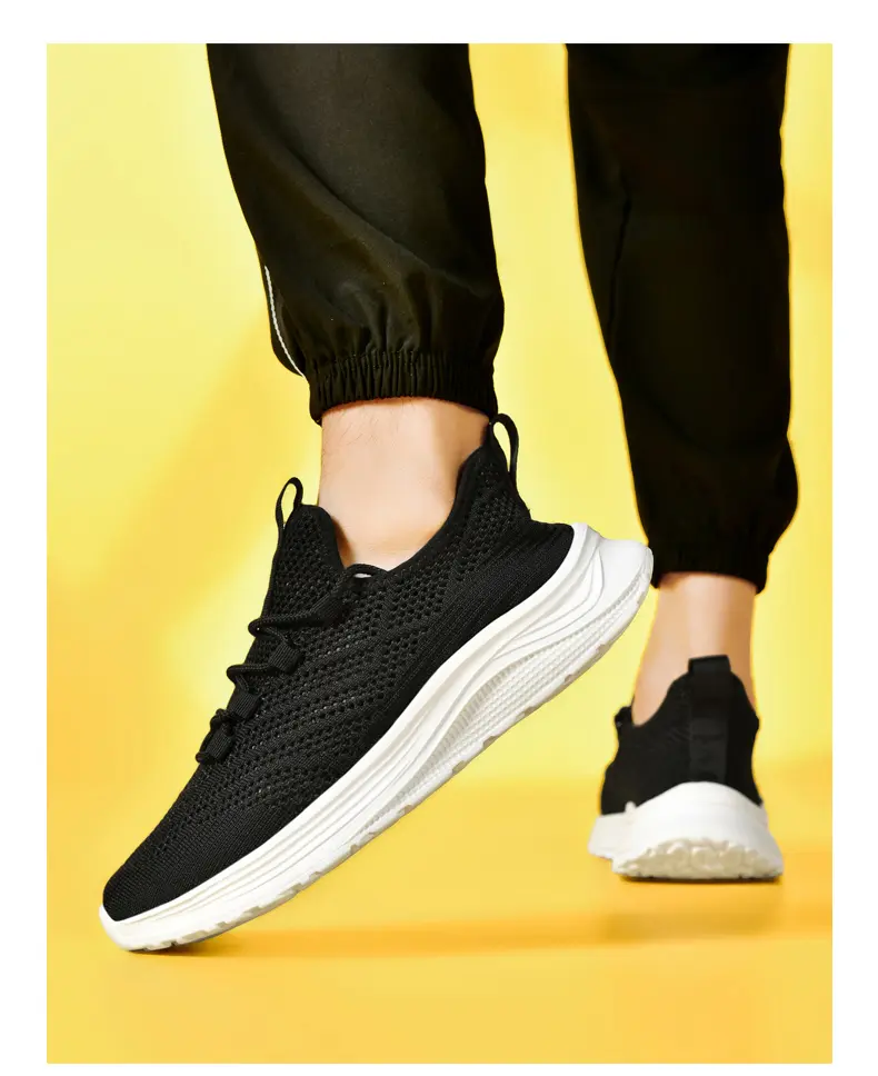 Baskets montantes respirantes en maille pour homme, grandes tailles, printemps-été, Wading Hollow_voghion.com