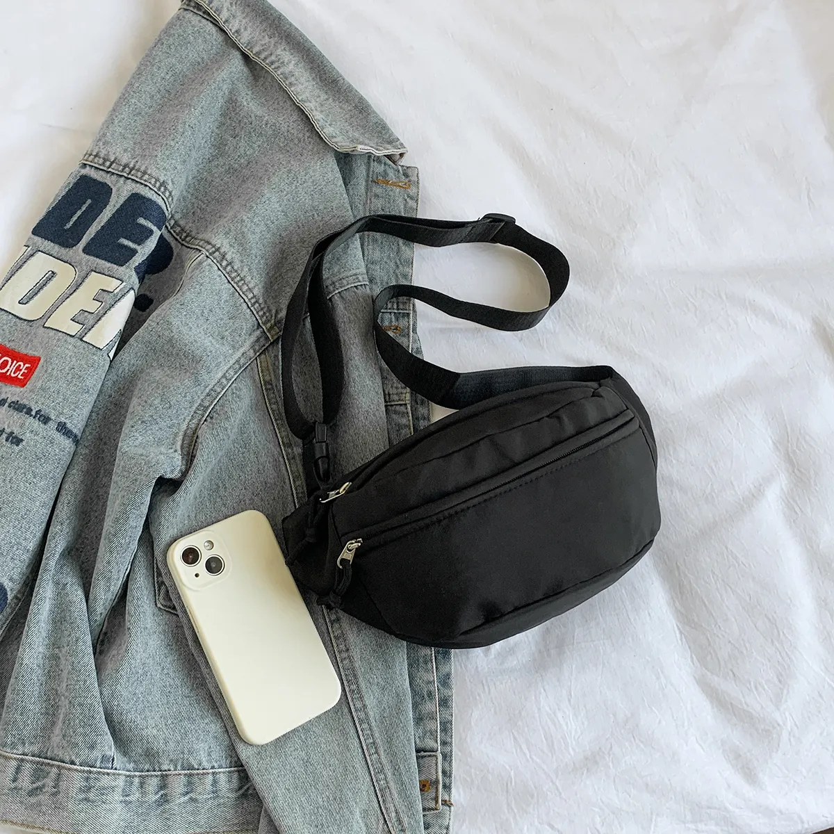 Marsupio da donna, marsupio da petto, marsupio da donna, con cinturino regolabile, per viaggi, sport e corsa, marsupio_voghion.com