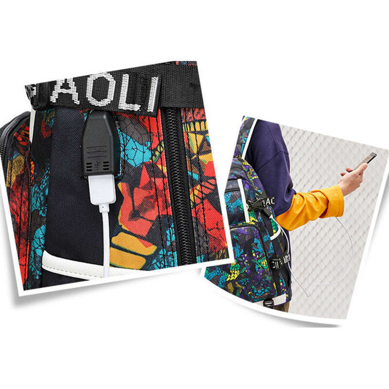 Sac à dos pour lycéens, sac d'ordinateur résistant aux éclaboussures avec impression par transfert thermique pour une utilisation en extérieur_voghion.com