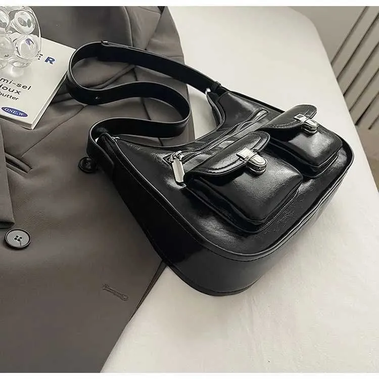 Womens Shoulder Bag Large Capacity Pu Leather Casual Handbag_voghion.com