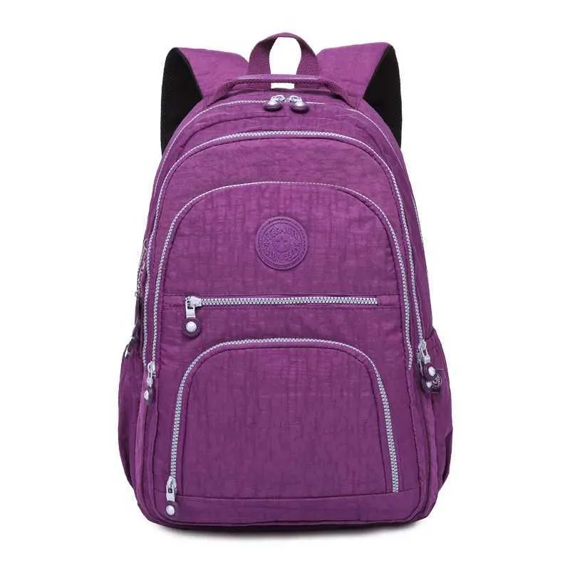 Mode skolryggsäck Student för tonårsflicka Pojke 2023 Reseryggsäckar Väska Dam Nylon Vattentät Laptopväska_voghion.com