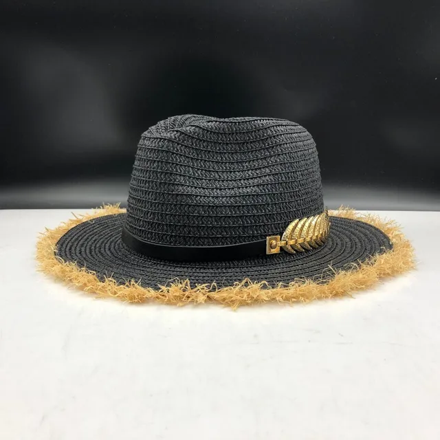 Nieuw binnen Zomer Dames Brim Lady Raffia Beach Casual Panama Straw Hat Heren Zonneklep Cap Mannelijke Sombrero Chapeau Femme_voghion.com