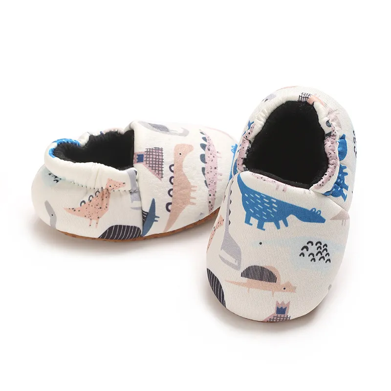 Infant Cartoon Tiere Muster Neugeborenen Socken Littlesprouts Wenig Kleinkind Nicht-slip Krippe Erste Wanderer Winter Baby_voghion.com