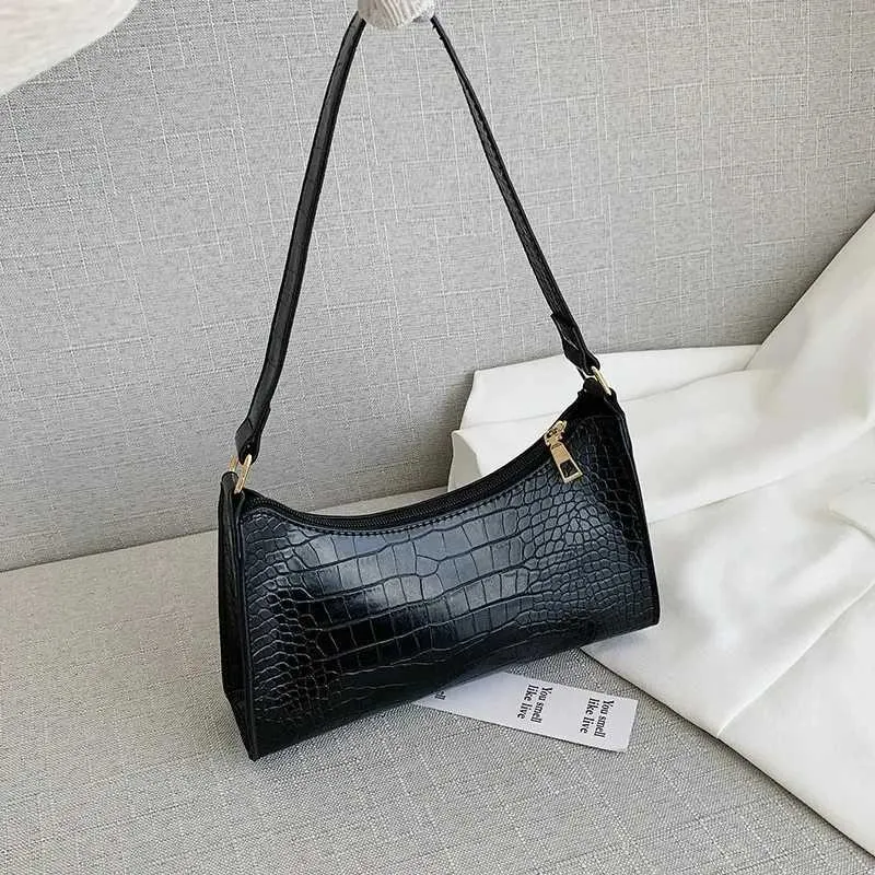 Schëllertaschen aus franséischem Stil Einfach PU-Leder Achselhöhle Portemonnaie Kleng Handtasche Ënneraarm Ba241104_voghion.com