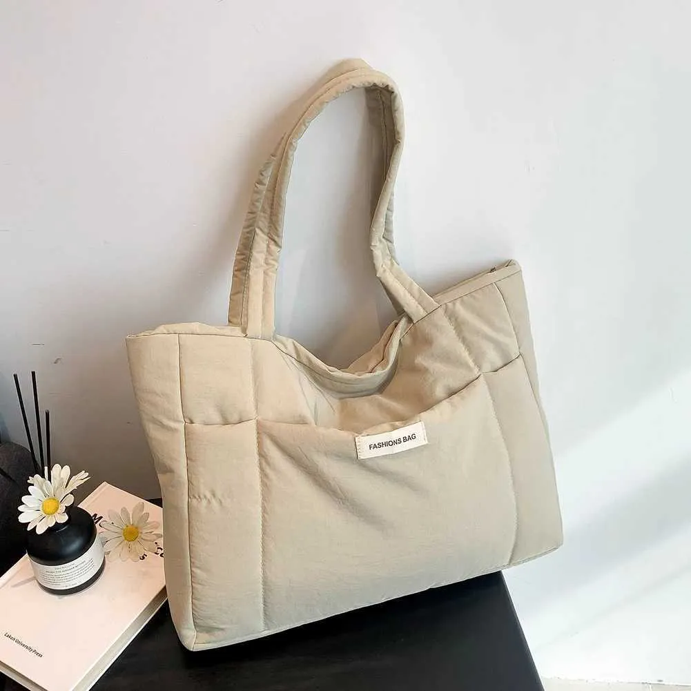 Damen Puffer Tasche Gesteppt Designer Schultertasche Shopping_voghion.com