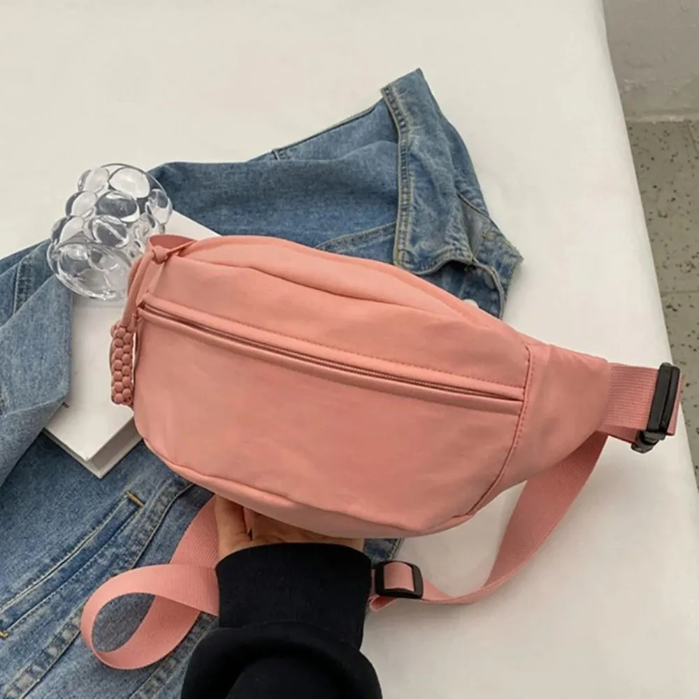 Neu Half Moon frauen Brust Oxford Tuch Wasserdichte Taille Taschen Multifunktionale Große Kapazität_voghion.com