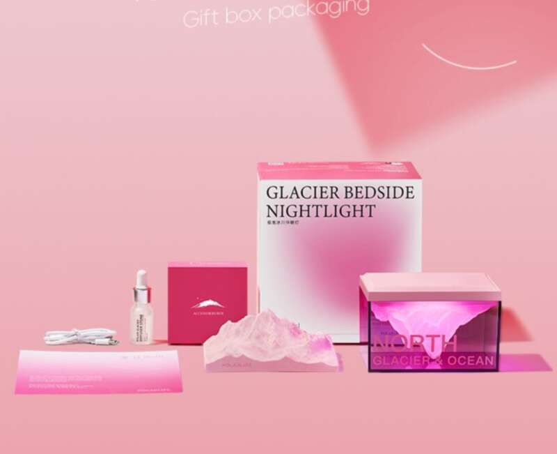 【 43000 de persoane adunate 】 Difuzor Bluetooth Polar Species, lumină de atmosferă, ornament de birou de înaltă frumusețe, multicolor_voghion.com