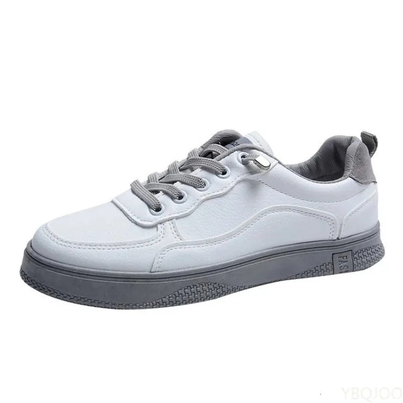Tênis feminino confortável de couro sintético com cadarço, calçado casual feminino, tênis branco, sapatilhas femininas, tênis feminino_voghion.com