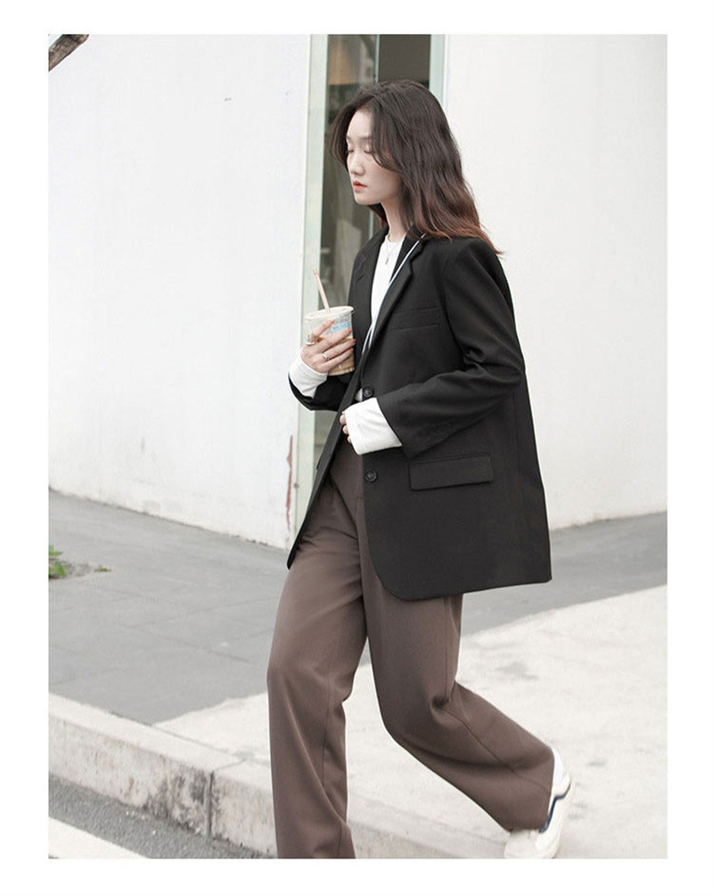 Women's Slimming Blazer Jacket Elegant Tailored Coat For Ladies_voghion.com