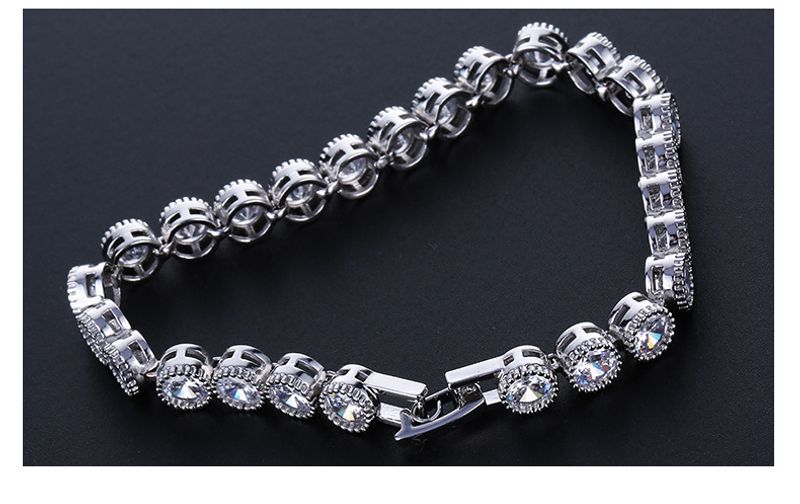Joseph Runde Zirkon Micro Set Schmuck Mode Stil Armband Heißer Verkauf_voghion.com