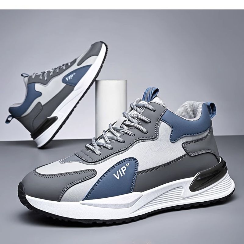 Tide Summer Board Explosion Leather High-top Hundred Sports Waterproof Non-slip Men's Shoes_voghion.com