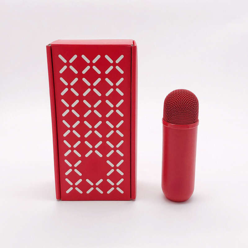 Capsule ELF Microphone Mobile Singing Game Home KTV Anchor National Live Broadcast Capacitor_voghion.com