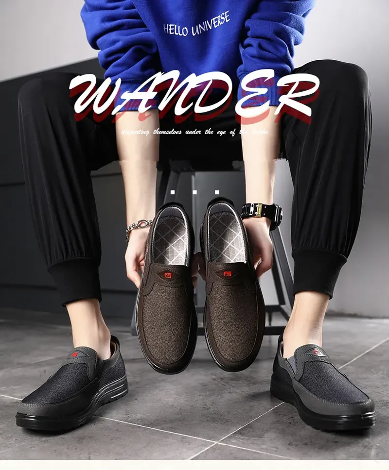 Lightweight Men Casual Breathable Canvas Loafers Slip-on Driving Shoes Wear-resistance Mens Sneakers ato Hombre_voghion.com