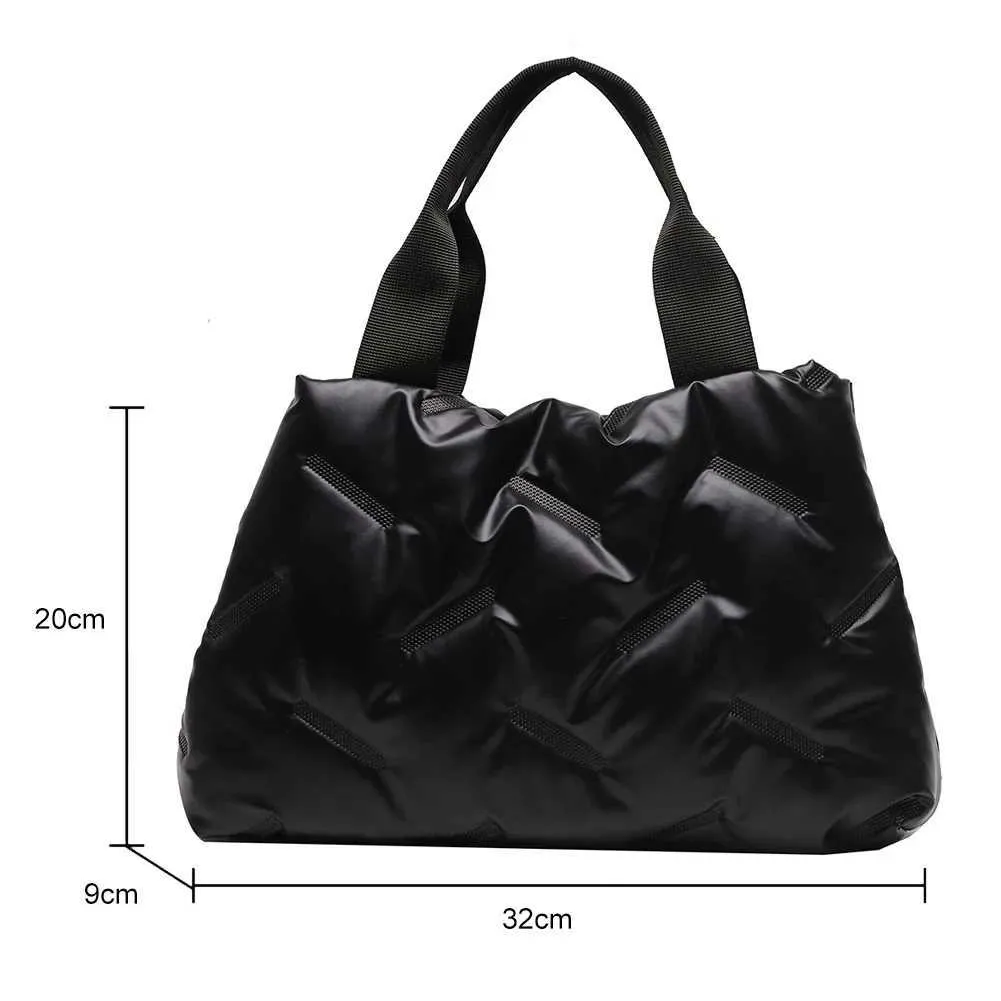 Moda Donna Hobo Trapuntato Spazio Imbottito Borsa A Tracolla Borsa Invernale Donna Cuscino Grande Capacità Tote Crossbody Ba241105_voghion.com