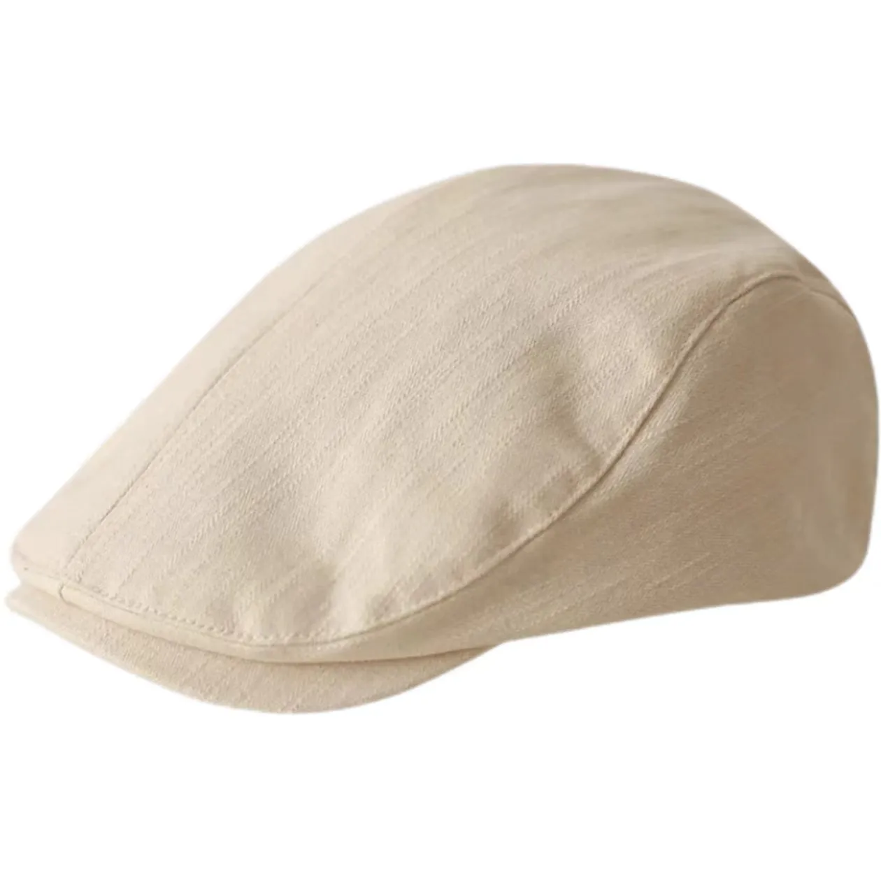 British Style Retro Newsboy Cap For Women Solid Colour Summer Hat_voghion.com