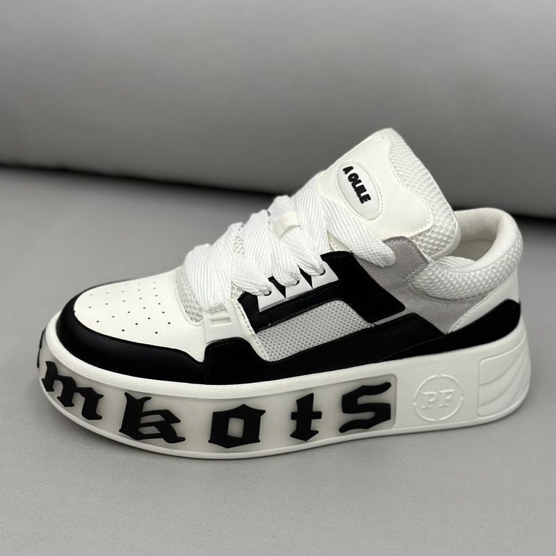 Personalized Fashion Comfortable Casual Campus Student Thick Soles Increase Board Shoes Male_voghion.com