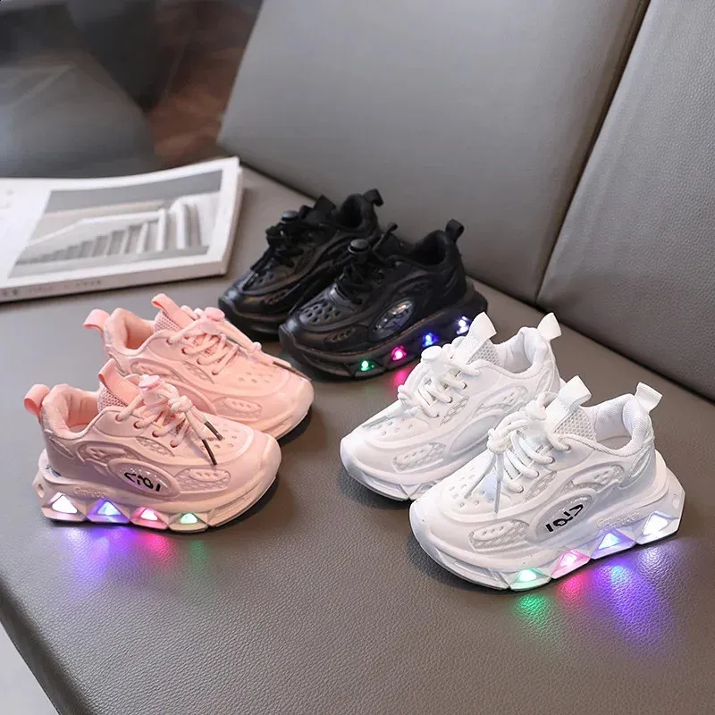 Chaussures de sport décontractées à la mode pour garçons et filles, respirantes, légères et souples, semelles pour enfants 240912_voghion.com