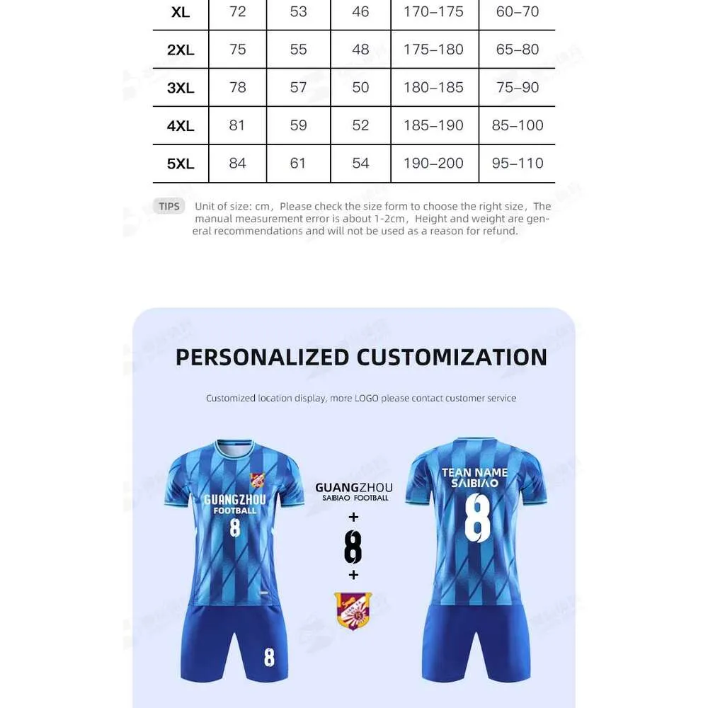 Customize New Jerseys Adults Kids Football Uniforms Shirts Team Futsal Sportswear Kit Training Tracksuit Child Sports_voghion.com