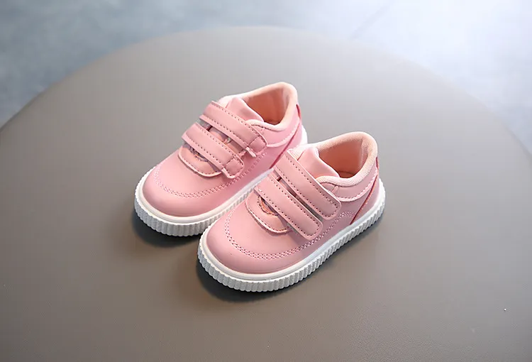 Kids Sneakers Girls Trainers Boys Children Leather White Black School Kidsnest Running Baby Pink Sports Shoes Flexible_voghion.com