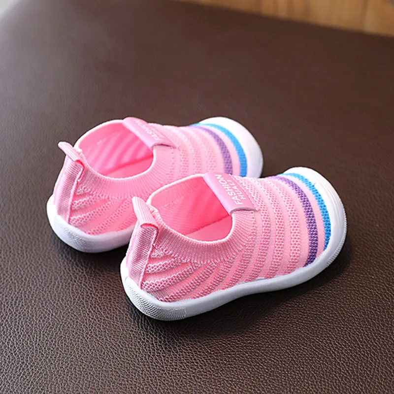 Primeros pasos para bebé, zapatos de punto para niño pequeño, suela suave, para interior y exterior, informales, Littlesprouts, para niño pequeño, talla 6_voghion.com