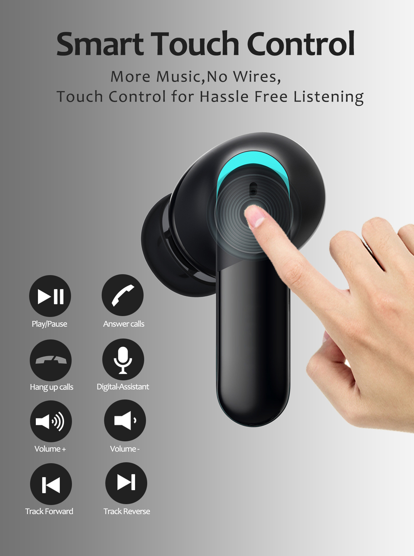 2024 E1 Bluetooth Headset In-Ear Music Headset Low Latency Sports Bluetooth Headset_voghion.com