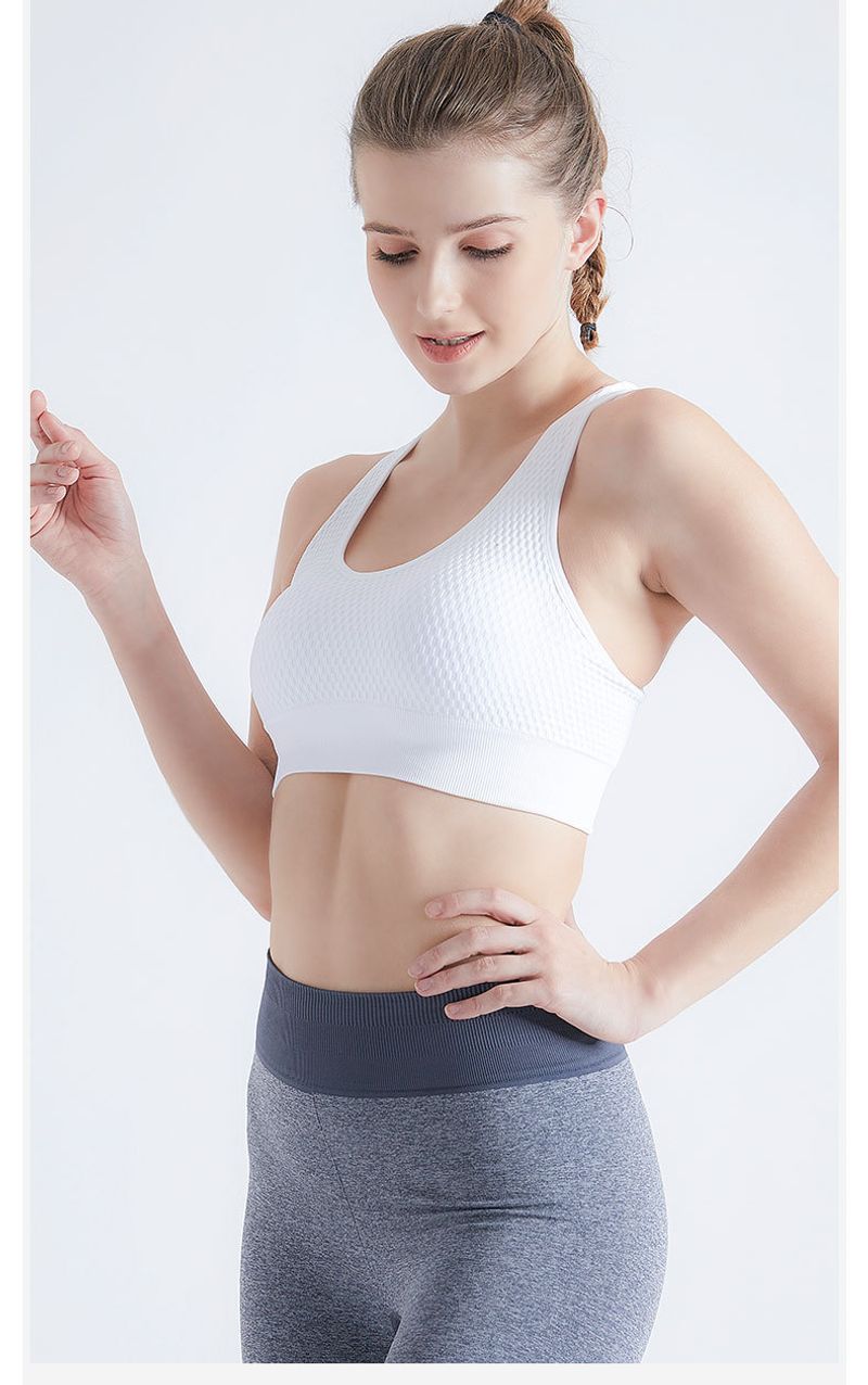 Seamless High-strength Sports Underwear For Women's Summer Shock-absorbing Yoga Fiess Vest, Running Beauty Back, No_voghion.com