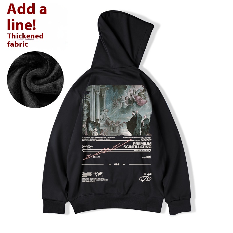 Suéter masculino folgado com capuz e estilo hip hop, estilo chinês, plus size, para meninos de inverno_voghion.com