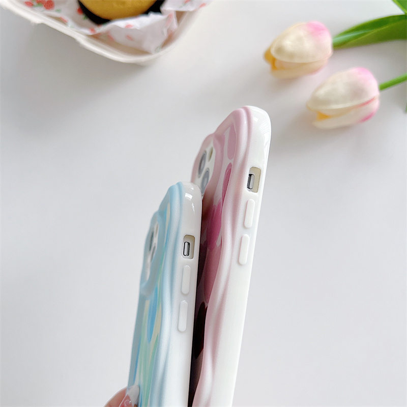 Stossfeste 3d Wellen Handyhülle Für Realme Modelle Rundumschutz_voghion.com