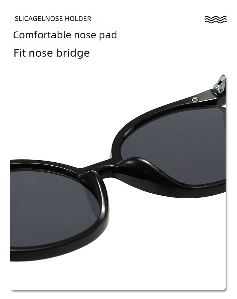 Round Sunglasses Uv Protected Fashionable Eyewear For Men Women_voghion.com