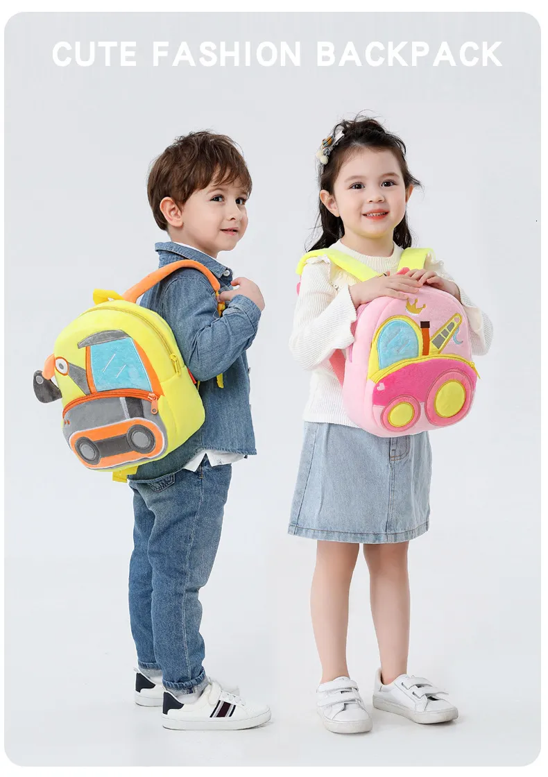 Sacs à dos mignons pour enfants, sacs d'école 3D en peluche pour enfants, sacs à dos pour garçons et filles, mini petits sacs d'école pour la maternelle_voghion.com