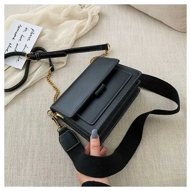 Mini Leder Umhängetaschen für Frauen 2022 Kette Schulter einfache Dame Reise lange Gürtel Geldbörsen und Handtaschen Cross Body_voghion.com