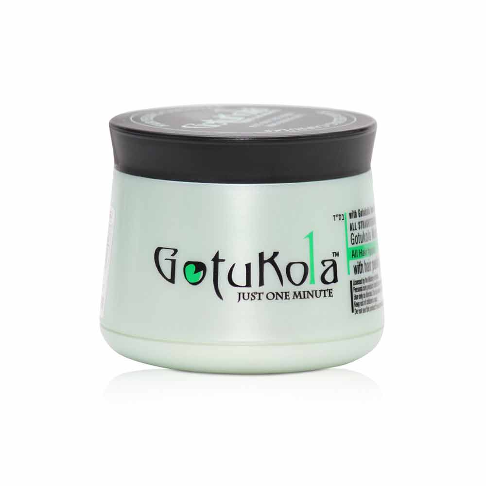 Maschera per capelli alla cheratina e gotukola, idratazione profonda per capelli secchi, colorati, danneggiati, 500 ml_voghion.com