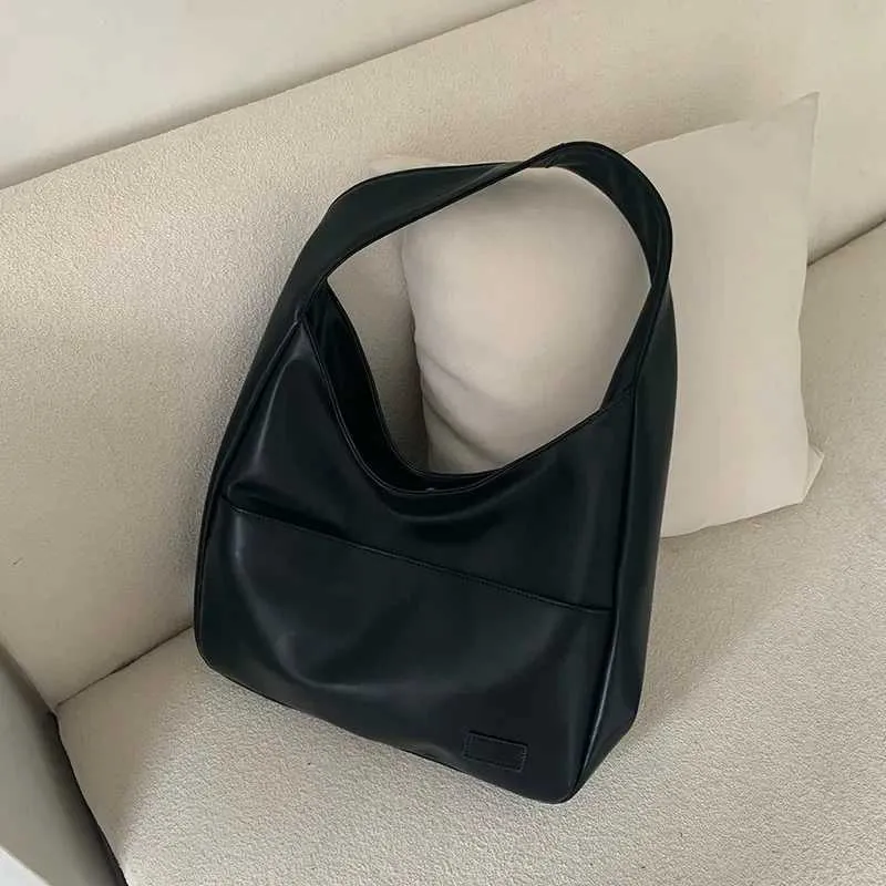 Borsa a tracolla vintage Hobo New da donna alla moda in PU con secchiello, grande capacità, retrò, tote, morbida, per appuntamenti quotidiani_voghion.com