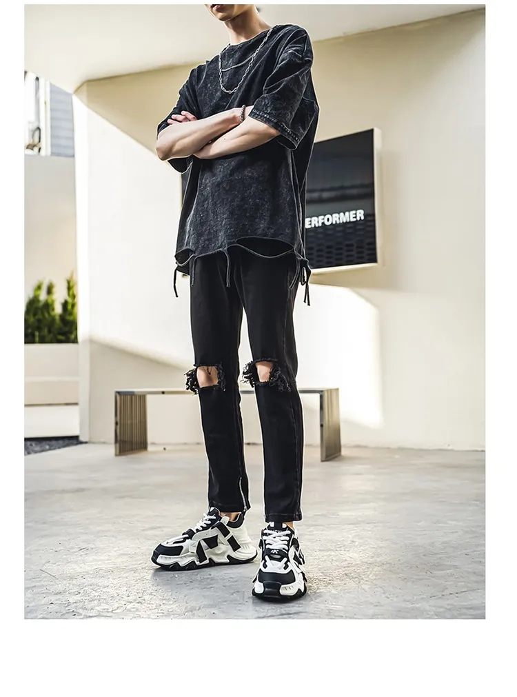 2024 new free shipping designer suitable for men's thick soled mesh breathable casual sports shoes outdoor sneakers_voghion.com