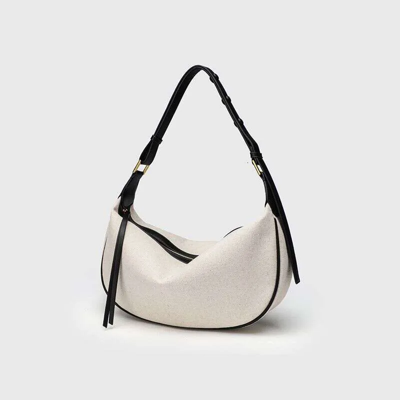 New Crescent Borsa a tracolla in pelle PU da donna sottobraccio con tracolla alla moda, grande capacità_voghion.com